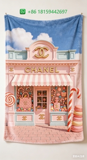 Chanel Throw Blankets